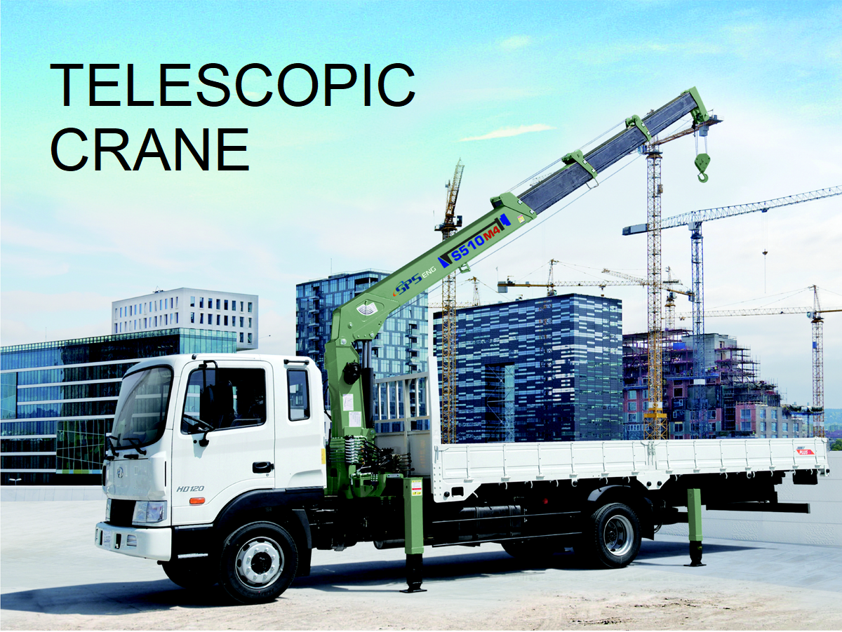 High quality telescopic crane for all kind of trucks!